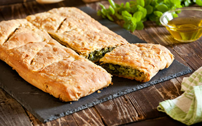 Keto Spinach Flax Spanakopita