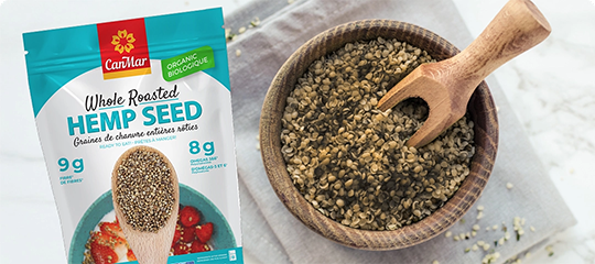ORGANIC WHOLE ROASTED HEMP SEED